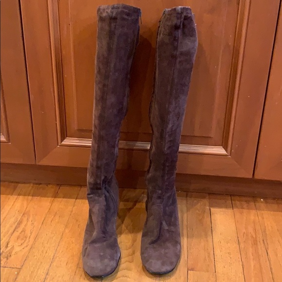 Vintage Shoes - Brevitt Suede Go-Go Boots sz 8.5 England